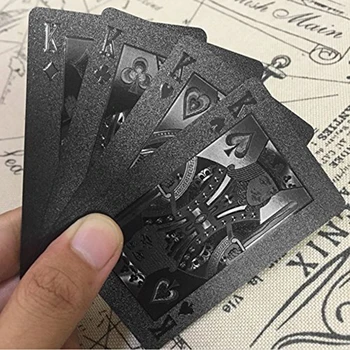 Nepremočljiva Igralne Karte Plastične Kartice Zbirko Black Diamond Poker Karte Ustvarjalno Darilo Standard Igralne Karte, Poker