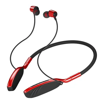 Brezžični Vratu Visi Kovinski Športne Slušalke Bluetooth 5.0 Stereo Zvočnik Magnetna Slušalke Z Mikrofonom Znoj Dokaz