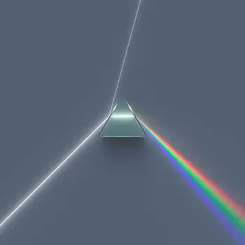 Optična Prizma Stekla Trikotno Trojno Prizma Za Fotografiranje Šolski Lab Poučevanja Spektra Svetlobe Fizika Kota, Ki Odražajo