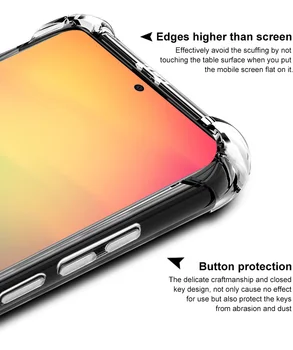 Za Samsung Galaxy A51 Primeru IMAK Shockproof Conners zračne blazine Mehko TPU Hrbtni Pokrovček Ohišje za Samsung A51