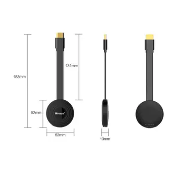 HDMI, Wireless Display Sprejemnik Za iPhone Andorid Zaslon Telefona Cast Zrcaljenje Adapter HDMI Brezžični Prejeli Ključ