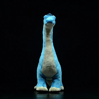 Surper Srčkan Simulacije Brachiosaurus Mehko Polnjene Plišastih Igrač Modra Dinozaver Lutka Model Resnično Življenje Živali Za Otroke Darilo Za Rojstni Dan