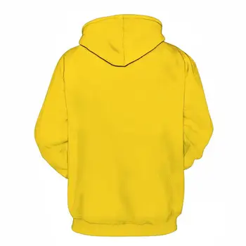 2019 nova modna majica za moške / ženske 3d hoodies žep tiskanja pošasti anime vzorec Slim Unisex elegantno hoodies