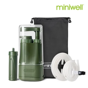 Miniwell Čiščenje Vode mini Črpalka, Backpacking Vodni Filter Čistilec za Pohodništvo, Kampiranje, Ribolov,Potovanje