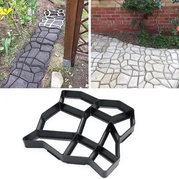 Vrt DIY Plastičnih Pot Maker Pločnik Model Konkretne Odskočna deska Cementa Plesni Opeke-30