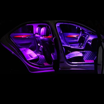 6pcs Avtomobilske LED Sijalke Notranje zadeve Dome Branje Svetlobe Svetilke Trunk Nečimrnosti Ogledalo Luč Za Toyota Mark X 2010 2011 2012 2013 Dodatki