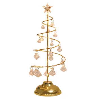2 Barvi Topla Svetloba Hladno Svetlobo Počitnice Dekoracijo Kristalno Božično Drevo Lučka Tabela Svetlobe Dekorativna Luč Božična Darila