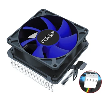 Pccooler CPU Hladilnik za AMD/INTEL LAS 775/1150/1151/1155 4PIN z Veliko Območje hladilnega telesa Plavuti 8 CM Hladilni Ventilator
