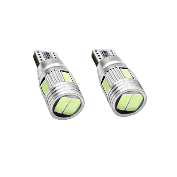 10Pcs T10 LED Sijalka potrditev svetlobe Brez Napake za Parkirni prostor Luči auto Notranje zadeve registrske Tablice Signalna luč širina luces