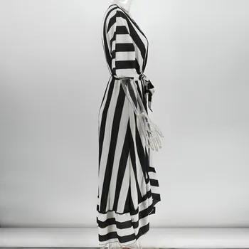 Dilusoo Trak Jeseni Obleko Za Ženske Seksi Proti-vrat Nezakonitih Svoboden Elegantna Obleka Ženska Z Pasu 2020 Pol Rokav Priložnostne Vestido