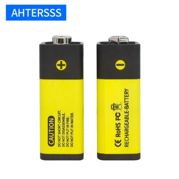 1-20 kos 9V 6F22 USB polnilne baterije litij-6f22 9V baterija li-ion baterije za multimeter Dima alarm itd baterije