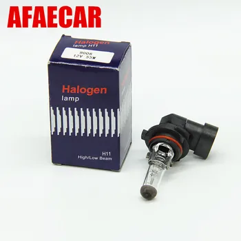 AFAECAR 10pc 9005 9006 hb3 hb4 h1 h3 h7 h11 avtomobilska halogenska svetilka za meglo 55w 4300k svetlobe 60/55w H4 halogenske