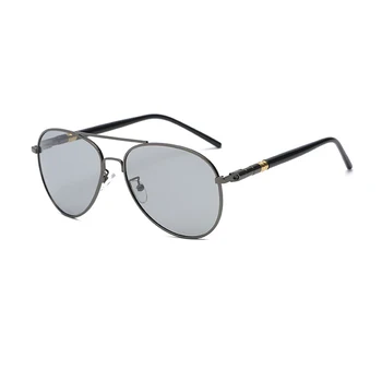 NOVA Črna/Rjava Kovinski Okvir Moških Polarizirana sončna Očala UV400 Vožnje Očala Za Človeka Z Box