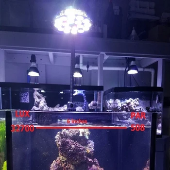 54W Celoten Spekter LED Osvetlitev Akvarija E27 Akvarijske Luči LED PAR38 Koralni Greben se Uporabljajo LED Luč za Zasajene Akvarijih Refugiums