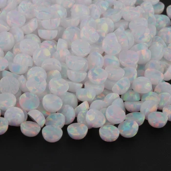 VROČE!!! 50pcs/veliko Veleprodajna Cena OP17 1,5 mm~12 mm Okroglo Obliko Chrysoprase Sintetičnih Opal Kamen