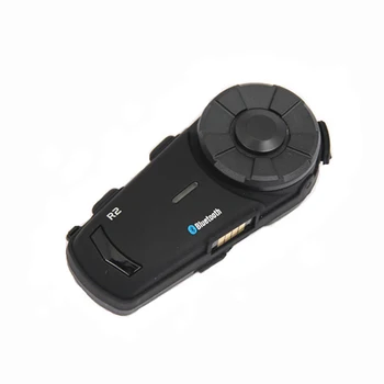 2pcs MORNYSTAR R2 1200m Motocikel Bluetooth Čelade Skupine Interkom Slušalke MP3 Glas FM Radio Ukaz Prostoročno BT Interfonski
