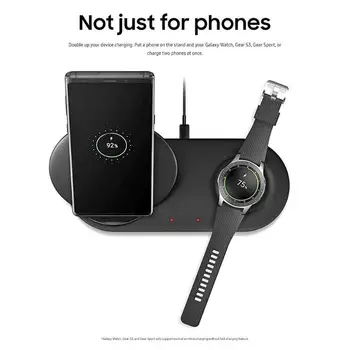 Mobilni Telefon, Brezžični Polnilnik Hitro Polnjenje Dock Stojalo za Samsung Galaxy Note 9 Nosilec za Gledanje Mobilni Telefon, Držalo