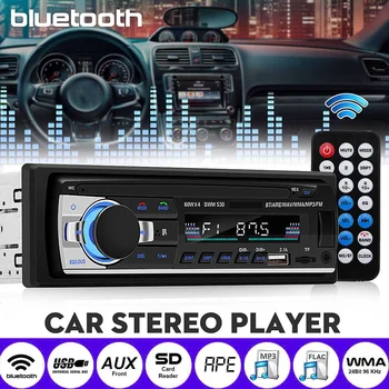 1 Din avtoradia Autoradio bluetooth MP3 Predvajalnik Avtomobilskih Multimedijski Predvajalnik, FM Vhod Aux Sprejemnik SD USB Handfree Auto