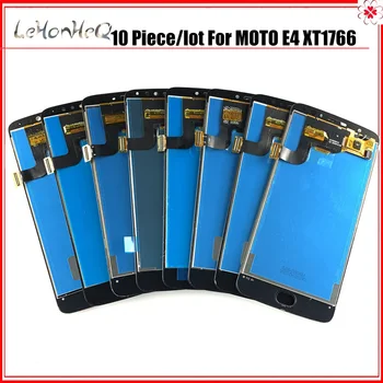 10 Kos/veliko LCD Za Moto E4 XT1766 XT1763 XT1762 LCD Senzor Steklo LCD-Zaslon, Zaslon na Dotik, Računalnike Skupščine