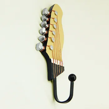 Kuhinja 3pcs/set Letnik kitara-oblikovan steni kljuke smolo glasbeni instrument model krasi vrata kljuke za Bar spalnica doma