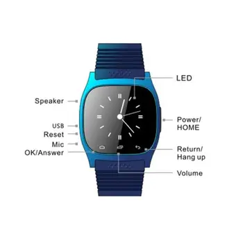Reloj M26 Moda Pametno Gledati 2020 Za Moške, Ženske Android pametne ure Bluetooth, LED Zaslon Smart Ure amazfit