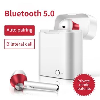 Olhveitra TWS Bluetooth Stereo Slušalke Brezžične Slušalke Teče Šport Bas Slušalke Z Mikrofonom Za Xiaomi Huawei Mobilni Telefon