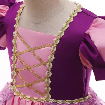 Dekleta Rapunzel Obleko Otrok Zapletel Princesa Kostum Otroci Halloween Rojstni Žogo Obleke Obleke Teen Girl Fancy Frocks