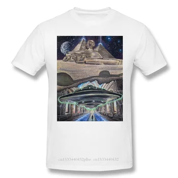 Pod Sfinga Black T Shirt E T Dodatno Kopenskih Elliott Sci-Fi Družinski Film Men T-Shirt Prevelik Kratek Rokav