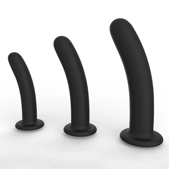 Mini Nemoteno Silikonski Vibrator Analni Čep Črnega Silikona Massager priseska Nepremočljiva Klitoris Masturbator Adult Sex Igrače