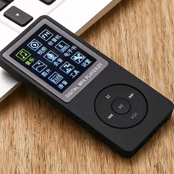 Športni MP3 Predvajalnik Walkman z 1,8-Palčni Zaslon in Plug-in Card Full band UKV stereo radio Vgrajen mikrofon visoko fidelit