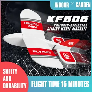 KF606 2,4 Ghz 2CH Trajne EPP Mini Notranji RC Jadralno Letalo Vgrajen Gyro RTF Zamenljive Baterije Močan Odpor Do Padca