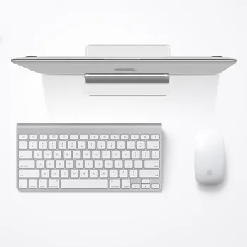 Prihranek prostora Aluminija Navpično Stojalo Držalo za Apple MacBook Pro Air Tablični računalnik Prenosni Večnamenski Dock Nastavljiva Velikost Rack