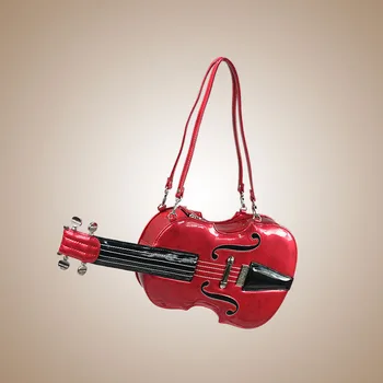Nove Ženske Kul Retro Violino vrečko Britanski Stil Novost blagovne Znamke Oblikovalec Osebnost Messenger Gothic Vrečke Ročno Vrečko