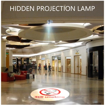 Vgrajeni statične strop temno vgrajena LED gobo oglaševanje projekcija lučka številko Sobe, logotip projektor KTV hotel reflektorji po meri