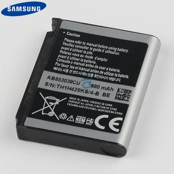 Originalni Samsung Baterije AB653039CE AB653039CU AB653039CC AB653039CA Za Samsung S7330 F609 E958 U900 U800E 880mAh