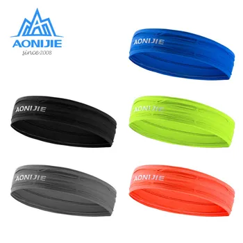 AONIJIE Non-slip Hairband Elastike Sweatband Anti Znoj manžeta Za Športe na Prostem Teče Fitnes Joga E4086