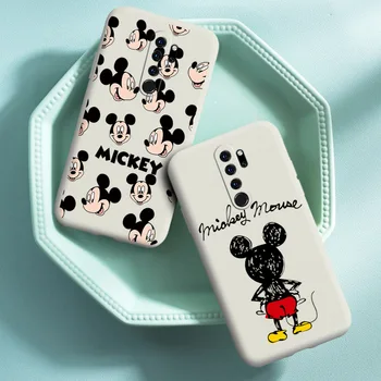 Lepe Risanke Disney Sitich Minnie Mouse Mickey Mouse Primeru Telefon Za Xiaomi Redmi Opomba 8 Pro Mehki Silikonski Protction Pokrov