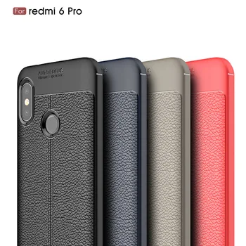 Ogljikovih Vlaken Primeru Za Xiaomi RedMi 6 Pro / Xiaomi RedMi 6 Primeru Mehko Kritje Za Xiaomi RedMi 6A Telefon Primerih Coque Fundas Etui Capa