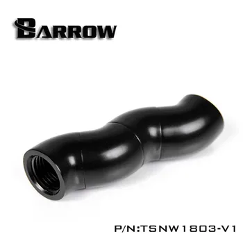 Barrow TSNW1803-V1 Rotacijski Fitingi 180 stopinj serpentine dvojno notranjo zobe 3 obračanje Tok vode, hladilnik pripomoček heatsink
