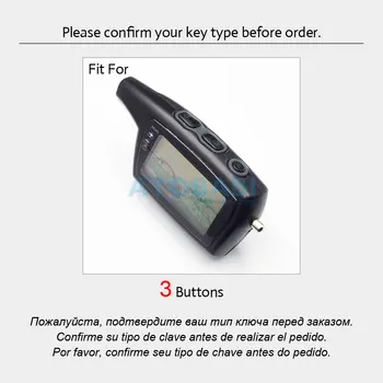 Usnje Tipko Primeru Za Pandora DXL 3000 3100 3170 3300 3210 3500 3700 Dve Poti Avto Alarmni Sistem LCD-Daljinsko Fob Kritje Keychain Vrečko