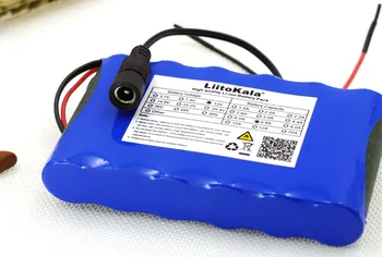 Liitokala 12 V 6800mAh 18650 baterije za ponovno Polnjenje 12,6 V PCB Litij-ionska Baterija Protection Board +12,6 V 1A Polnilnik