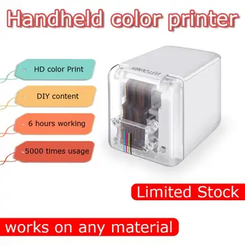 Kongten Prenosni oznaka logotip DIY inkjet serije kodiranje črtne kode ročni barvni tiskalnik