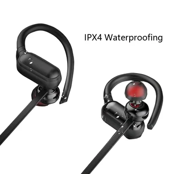 BGreen Bluetooth 5.0 Šport Slušalke Brezžične Športne Slušalke Stereo Nepremočljiva IPX4 TF Kartice za Predvajanje Slušalke Z Uho Kavelj