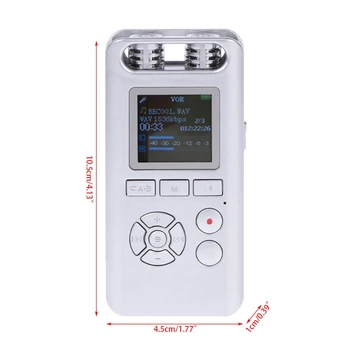 Strokovno Smart 8GB Digitalni Snemalnik zvoka Snemanje Zvoka Pero Oddaljeni Zvočni Nadzor Zmanjšanje Hrupa Stereo Loseless Glasbe MP3