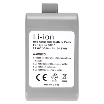 3.0 Ah Za 21,6 V Li-ion DC16 sesalnik Nadomestna Baterija za Dyson DC16 DC12 12097 BP01 912433-01 L30