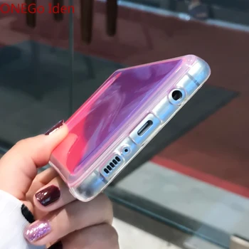 Noctilucent Neon Pesek Živim ohišje za Samsung Galaxy note 10 pro 8 9 S9 S10 plus A9 A8 J6 A70 A50 A30 A20 A10 Dinamično pokrov