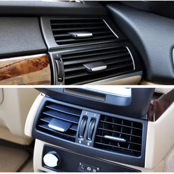 Avto Zadaj A/C klimatske naprave Prezračevalni Odprtini Zavihku Posnetek Popravilo Kit Zadaj Svežega Zraka Rešetka Posnetkov, ki so Primerni za BMW X5 E70 2006-2012