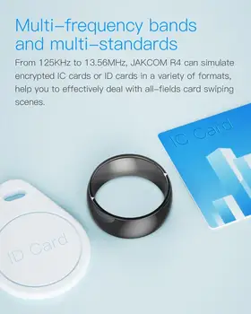 Nove Pametne Obroč NFC Obrabe Jakcom R3 R4 Nove tehnologije Čarobni Prst Pametnimi NFC Obroč Za Ios, Android, Windows NFC Mobilni Telefon