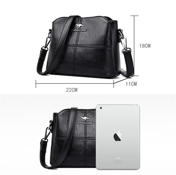 3 žepi Vedro vreča PU usnje majhna torba za ženske do leta 2020 novih luksuznih ženskih crossbody vrečko oblikovalec visoko kakovost torbice