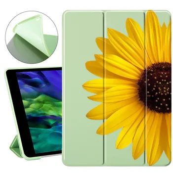 Srčkan Sončnično Ohišje Za ipad 8. Generacije Primeru Za 11in iPad Pro 2020 Primeru ipad Mini 1 2 3 4 5 Funda Za ipad Zraka 4 2 3 Pokrov